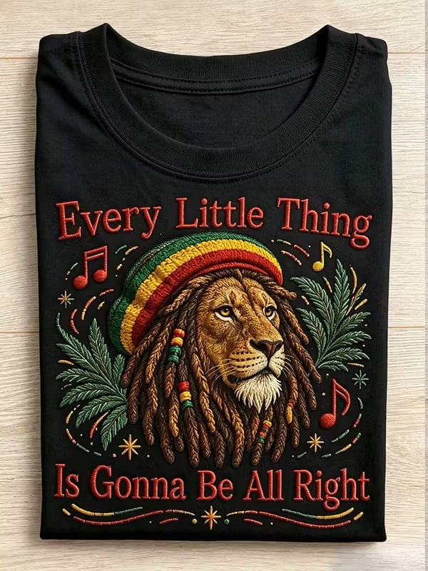 Women's Reggae Music Art Print Casual T-shirt