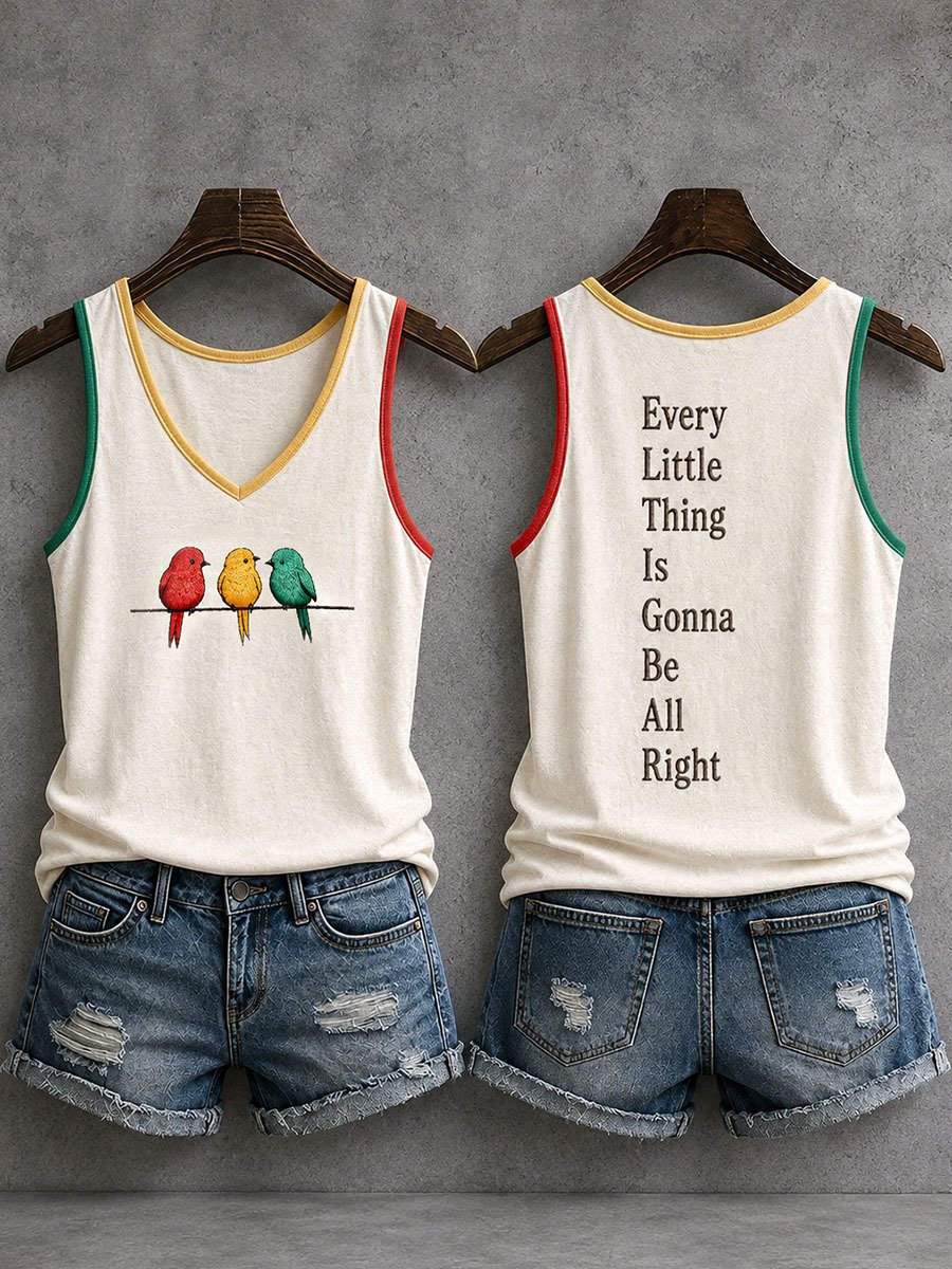 Women's Musical Art Printed Vests