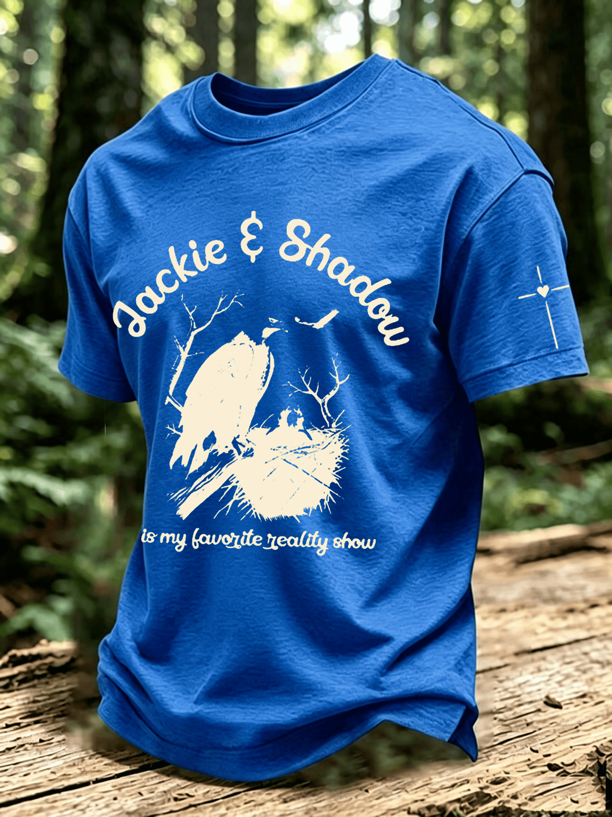 Men's Jackie and Shadow Print Short-Sleeve T-Shirt