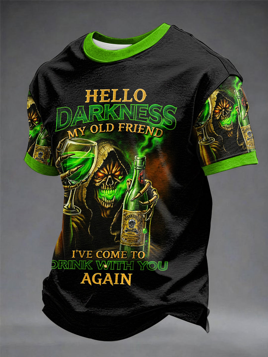 Men's Hello Darkness My Old Friend t-shirt