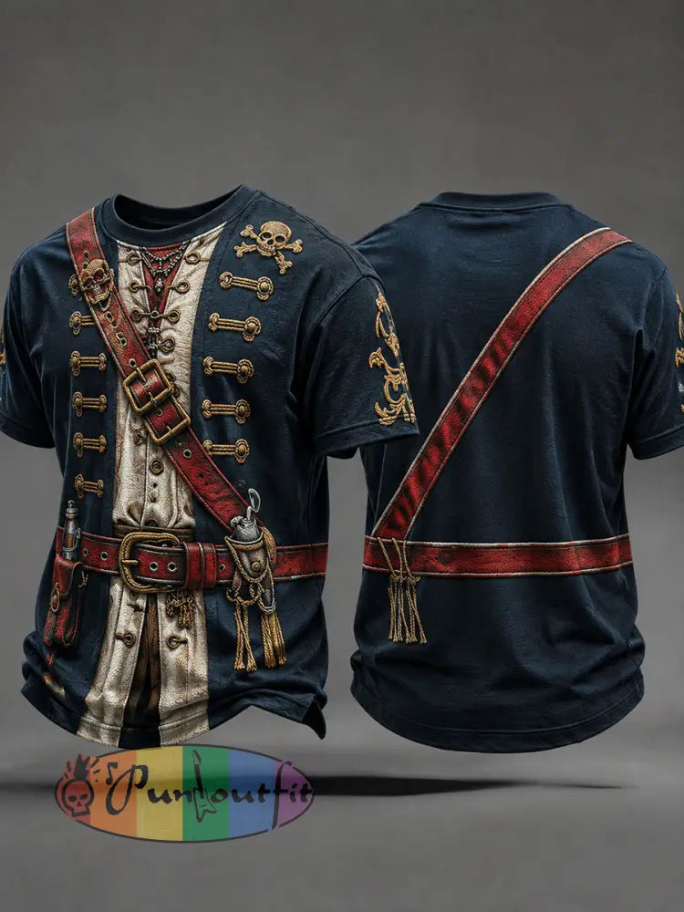 Men's Pirate Print T-Shirts