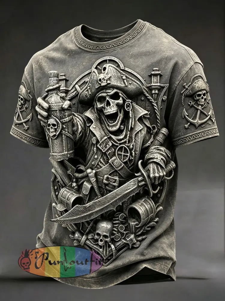 Men's Pirate Print T-Shirts
