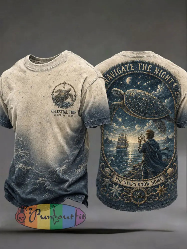 Men's "Navigate the Night, the Stars Know Home" T-shirts