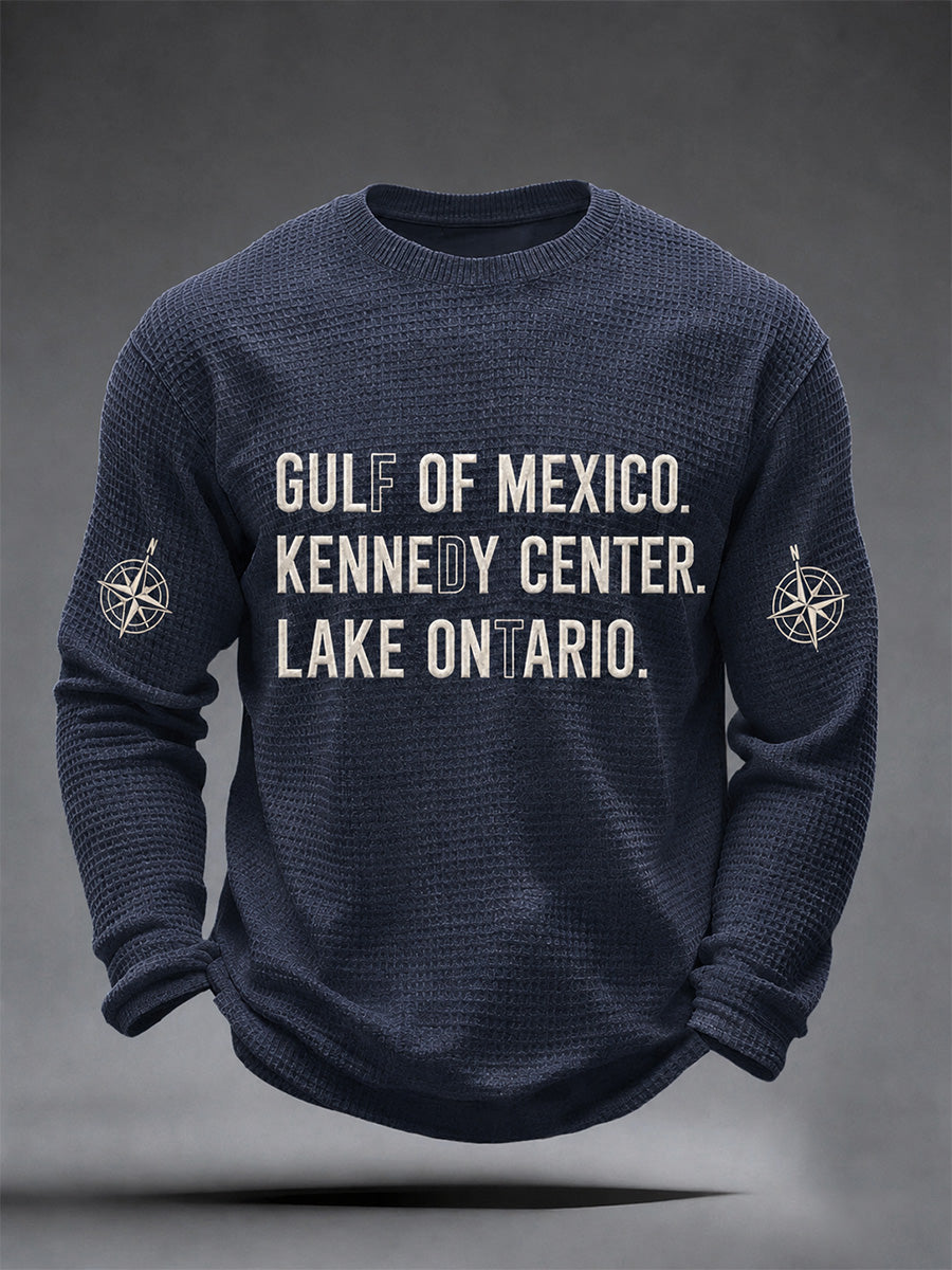 Men's Lake Ontario Always And Forever Waffle Long Sleeve Top