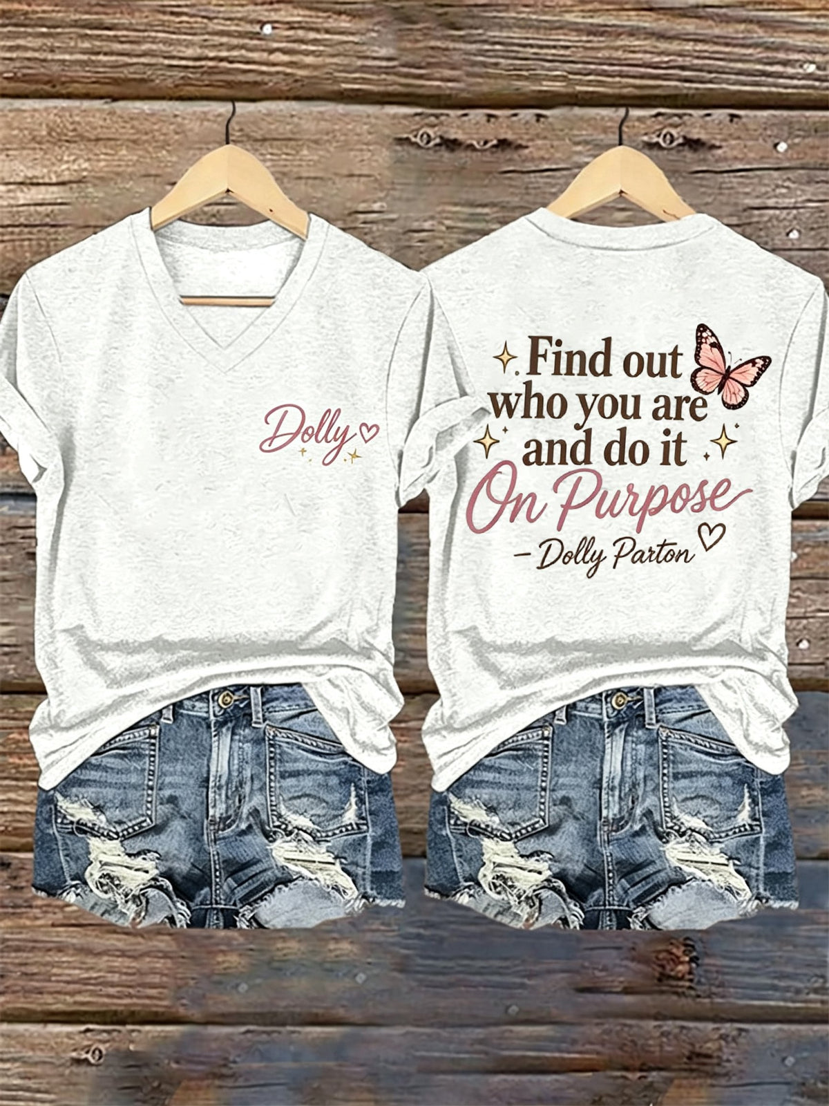 Women's Country Music Legend Tribute Print T-shirt