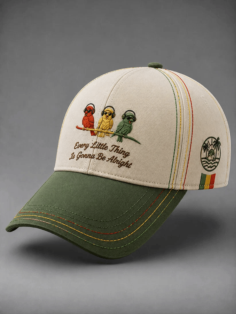 Unisex Every Little Thing Is Gonna Be Alright Printed Hat