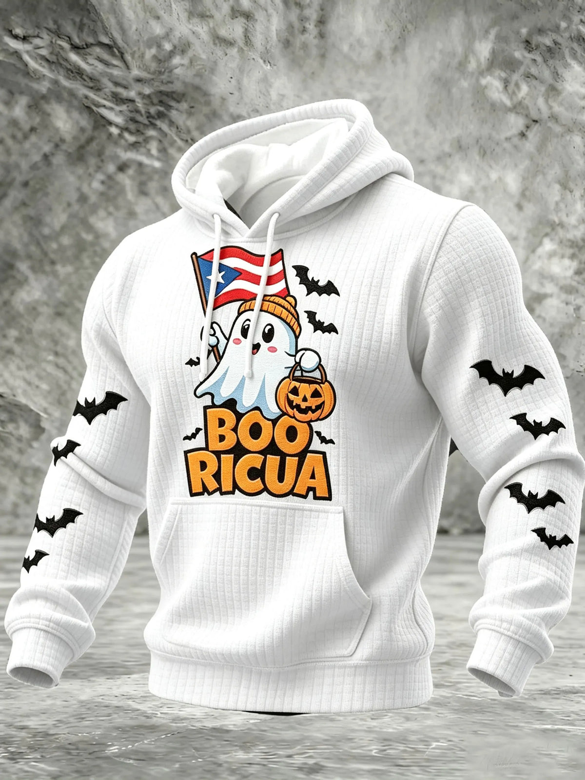 ๐Men'S Boricua Halloween Casual Printed Hoodie