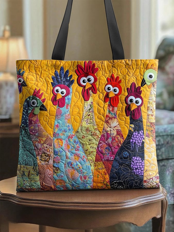 Women's Casual Thanksgiving Turkey Floral Print Handbag