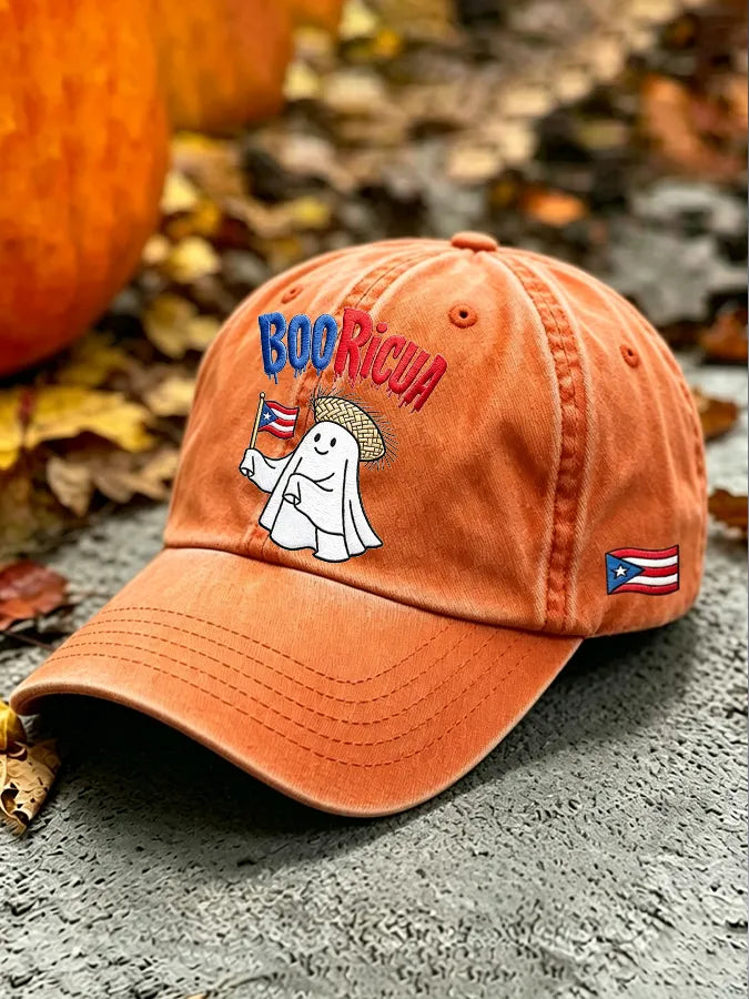 Unisex Halloween In Puerto Rico Printed Baseball Cap