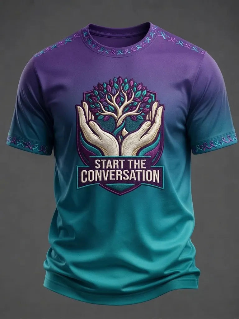 Men's Suicide Prevention Awareness Short-Sleeve T-Shirt