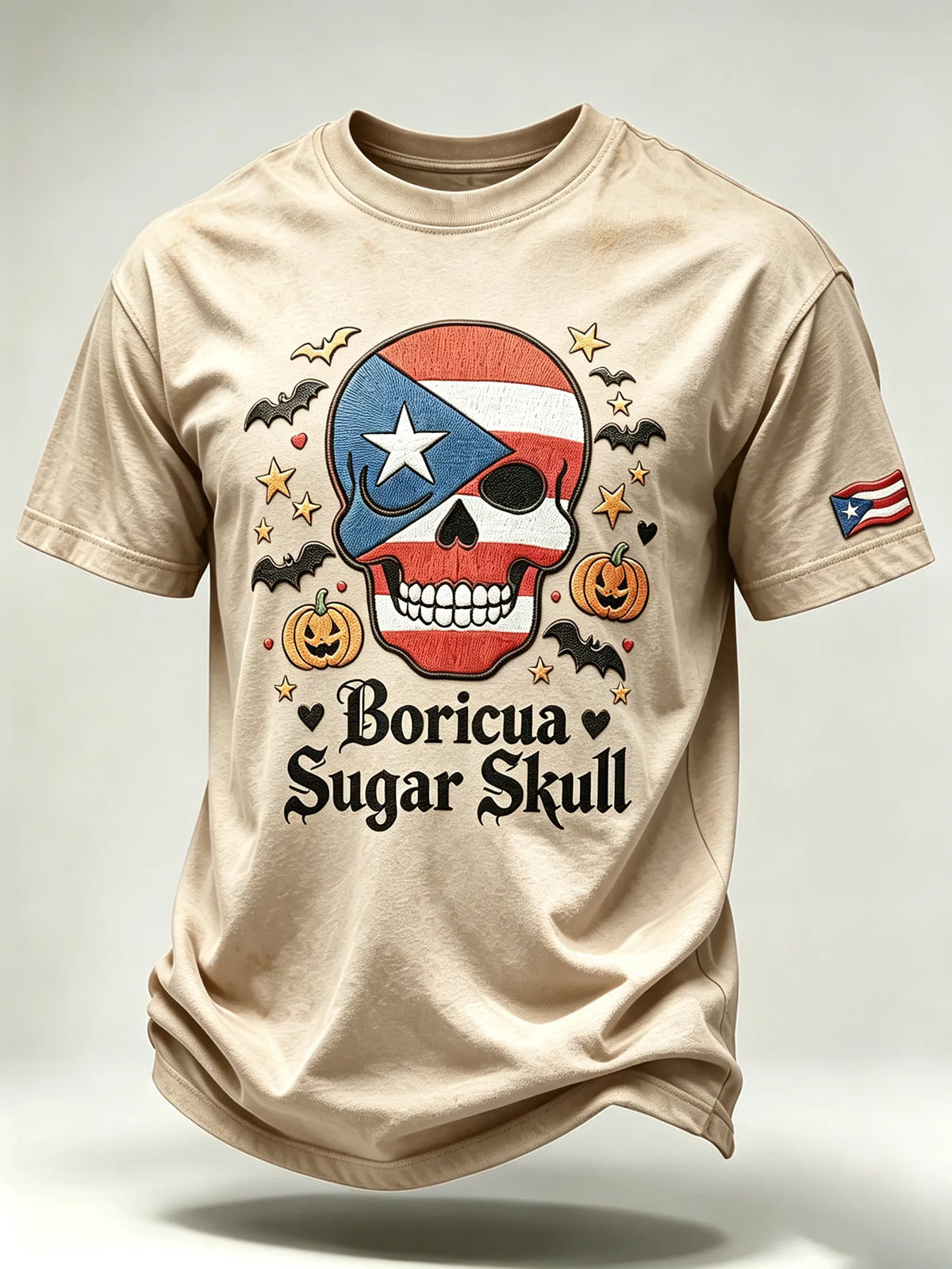 ๐Men's Halloween in Puerto Rico Print Short-Sleeve T-Shirt