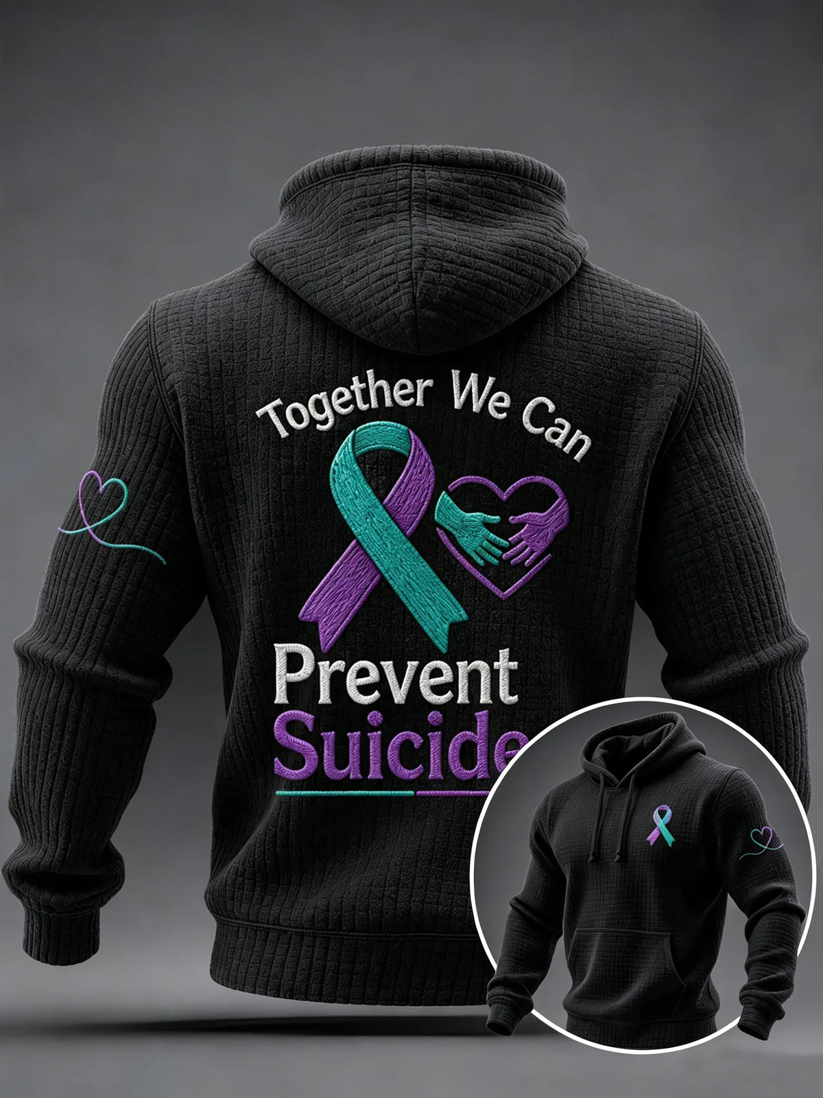 Men's Suicide Prevention Awareness Hoodie