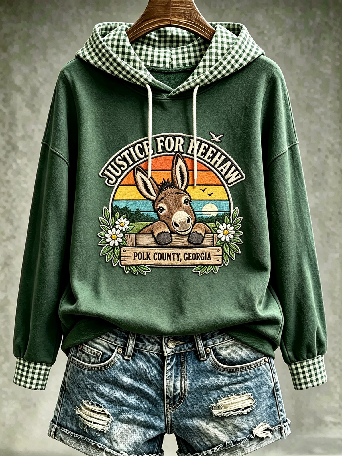 Women's Animal Print Casual Hoodie