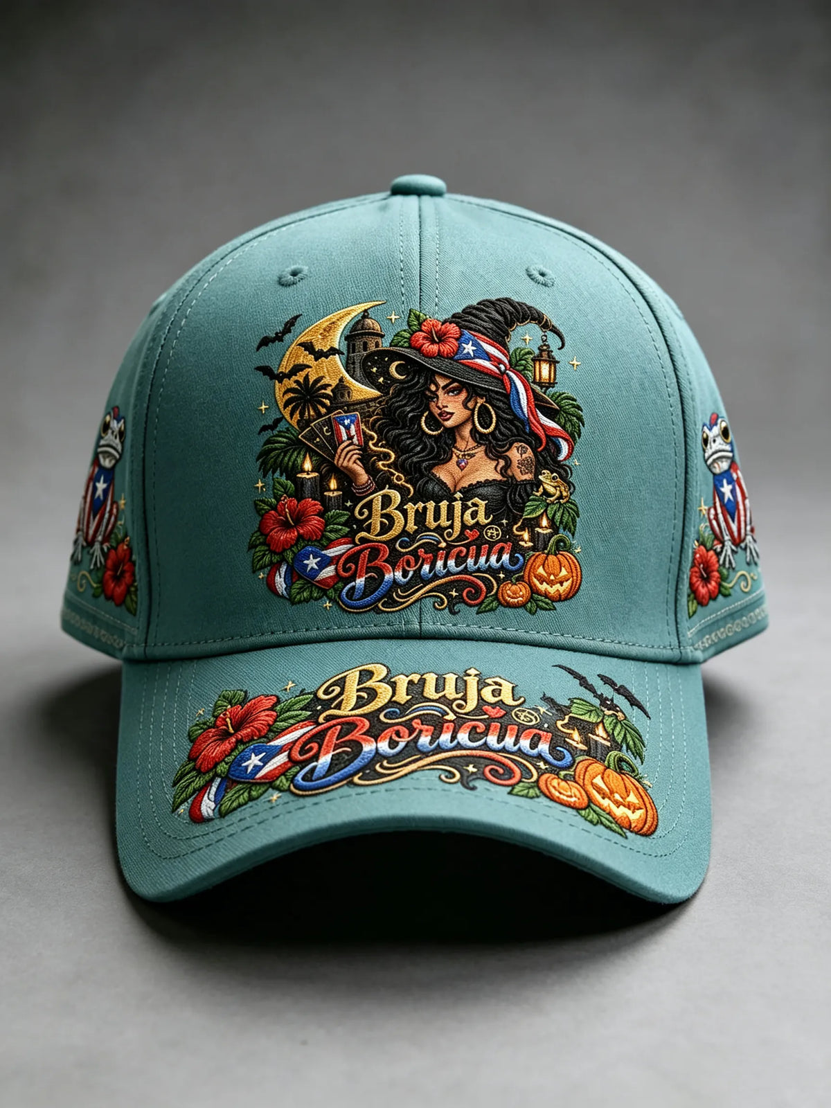 Unisex Halloween in Puerto Rico Printed Baseball Cap