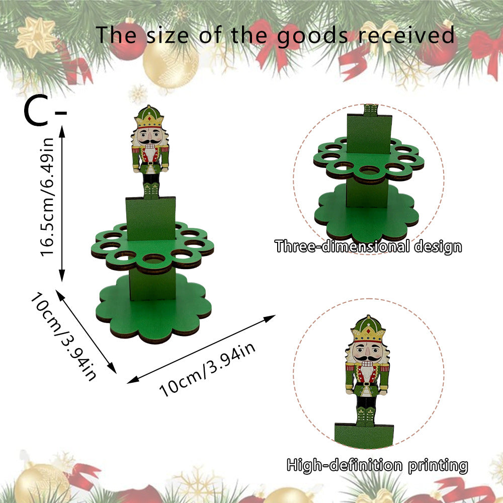 Christmas Tabletop Wooden Money Holder ๐