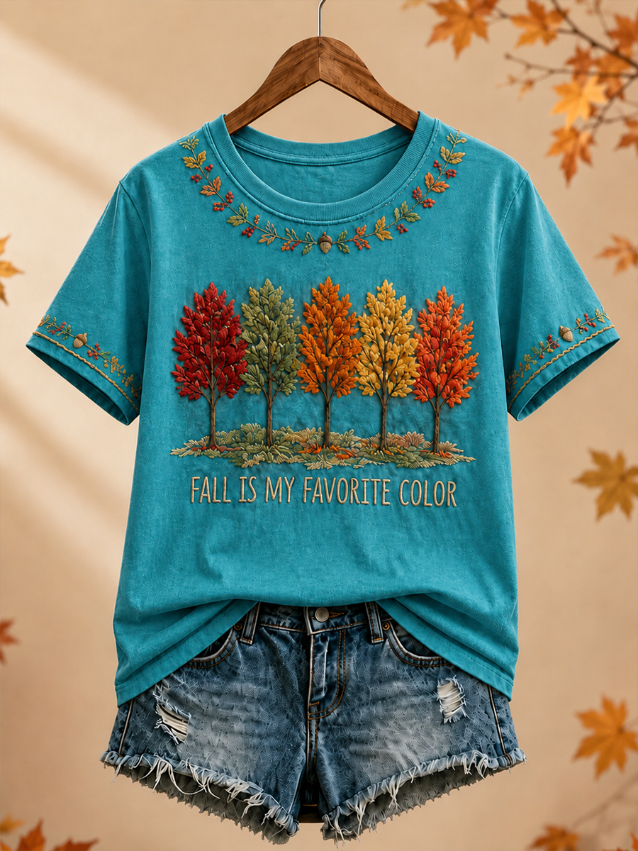 Women's Fall Is My Favorite Color short-sleeved T-shirt