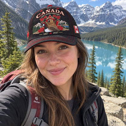 🍁 Canada 160th Anniversary 1867–2027 – Premium Heritage Cap• Comfortable Fit