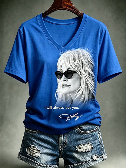 Women's Casual Print Short-Sleeve T-Shirt
