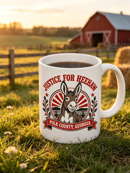 HeeHaw Donkey Justice Print Mug