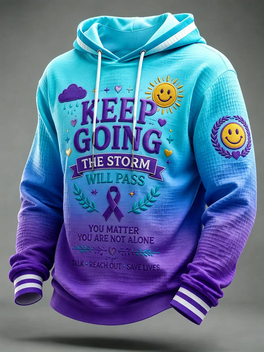 Men's Suicide Prevention Awareness Hoodie