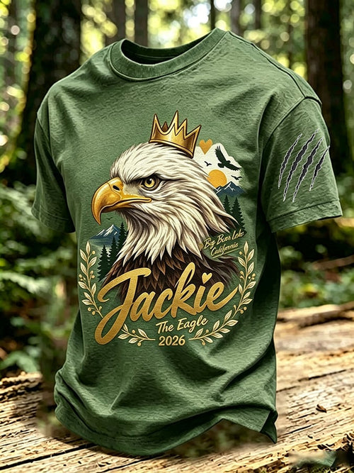 Men's Jackie & Shadow Print Short-Sleeve T-Shirt