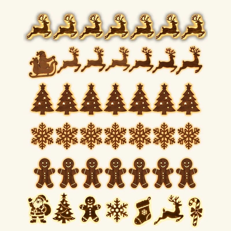 🎄 LED Reindeer Wall Decorations - ✨Festive Christmas Lighting