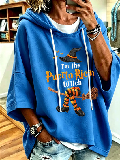 🎃Women's Halloween In Puerto Rico Printed Casual Sweatshirt