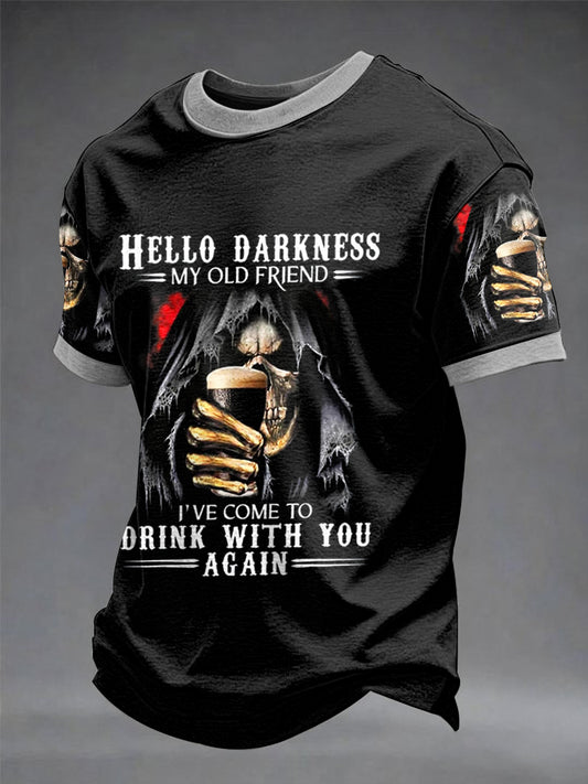Men's Hello Darkness My Old Friend T-shirt
