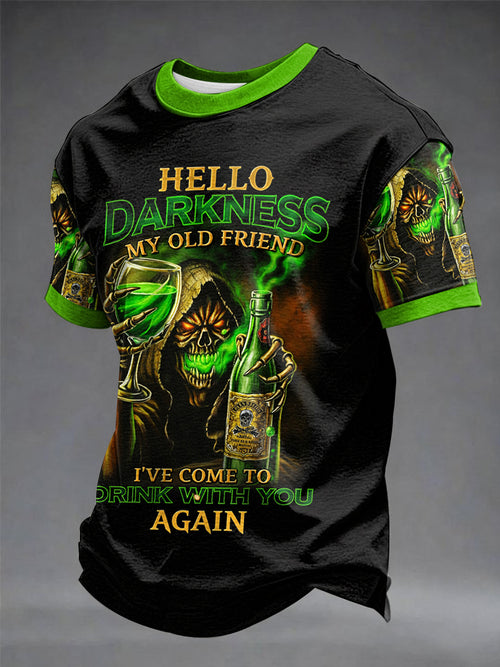 Men's Hello Darkness My Old Friend t-shirt