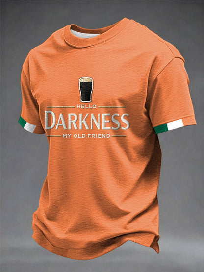Men's Hello Darkness My Old Friend  t-shirt