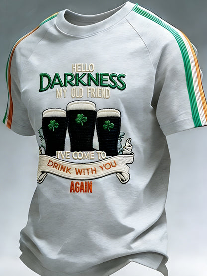 Men's Hello Darkness My Old Friend  T-shirt