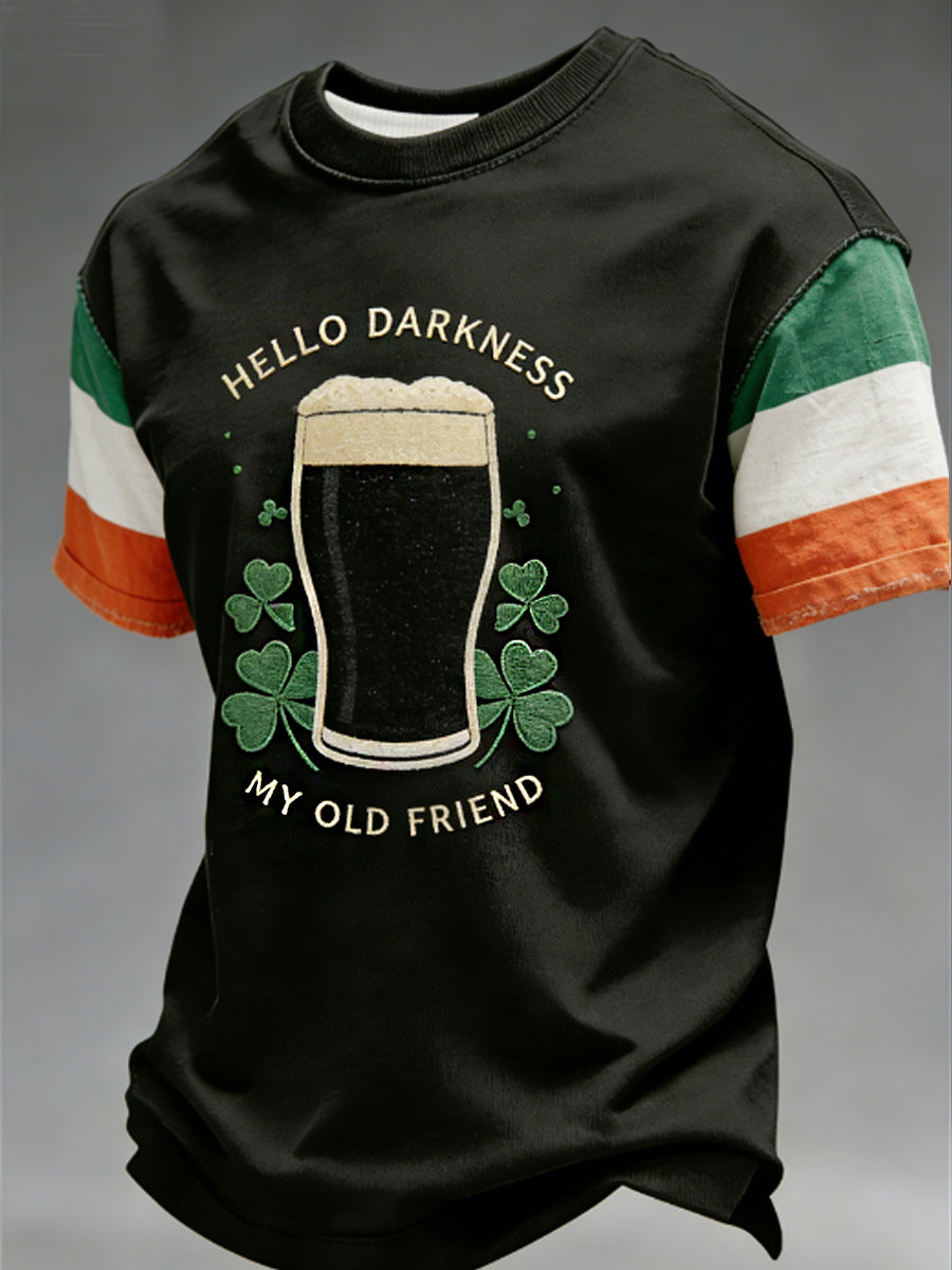 Men's Hello Darkness My Old Friend  T-shirt