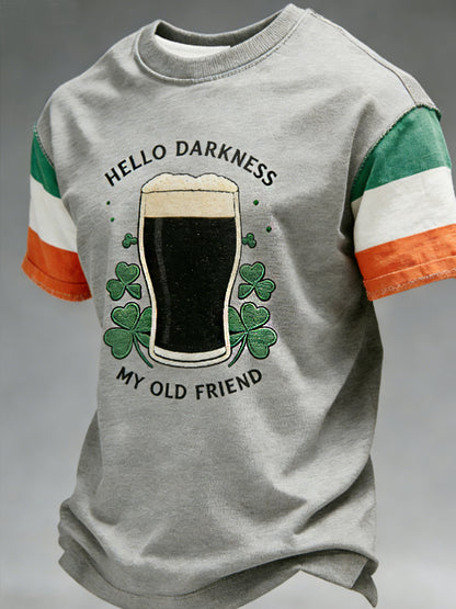 Men's Hello Darkness My Old Friend  T-shirt