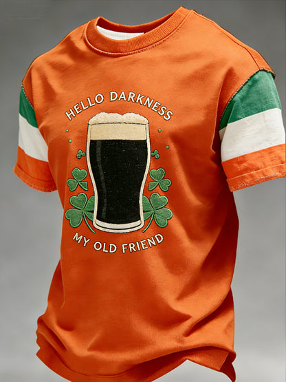 Men's Hello Darkness My Old Friend  T-shirt