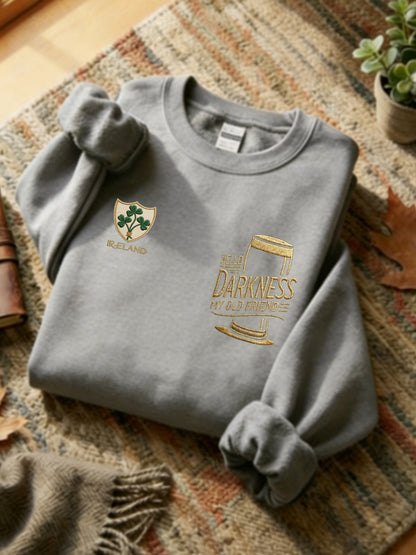 Women's Hello Darkness My Old Friend Regular Sweatshirt