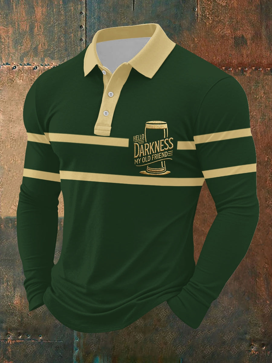 Men's Hello Darkness My Old Friend Long Sleeve Shirt