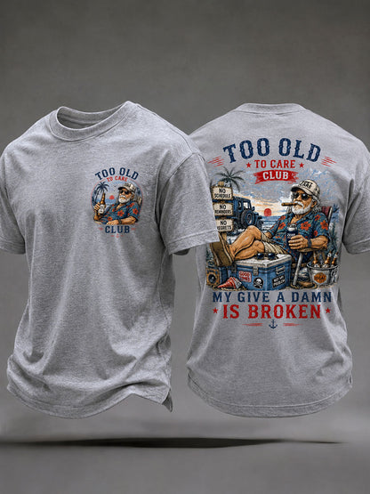 Men's 'my give a damn is broken' T-shirts