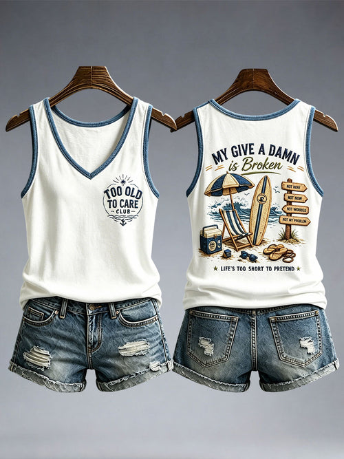 Women's My Give A Damn Is Broken Tank Top