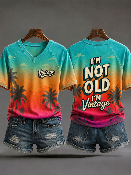 Women's "I'm Not Old, I'm Vintage" Casual T-shirt