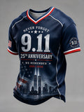 Men's 9.11 Never Forget V-neck T-shirt