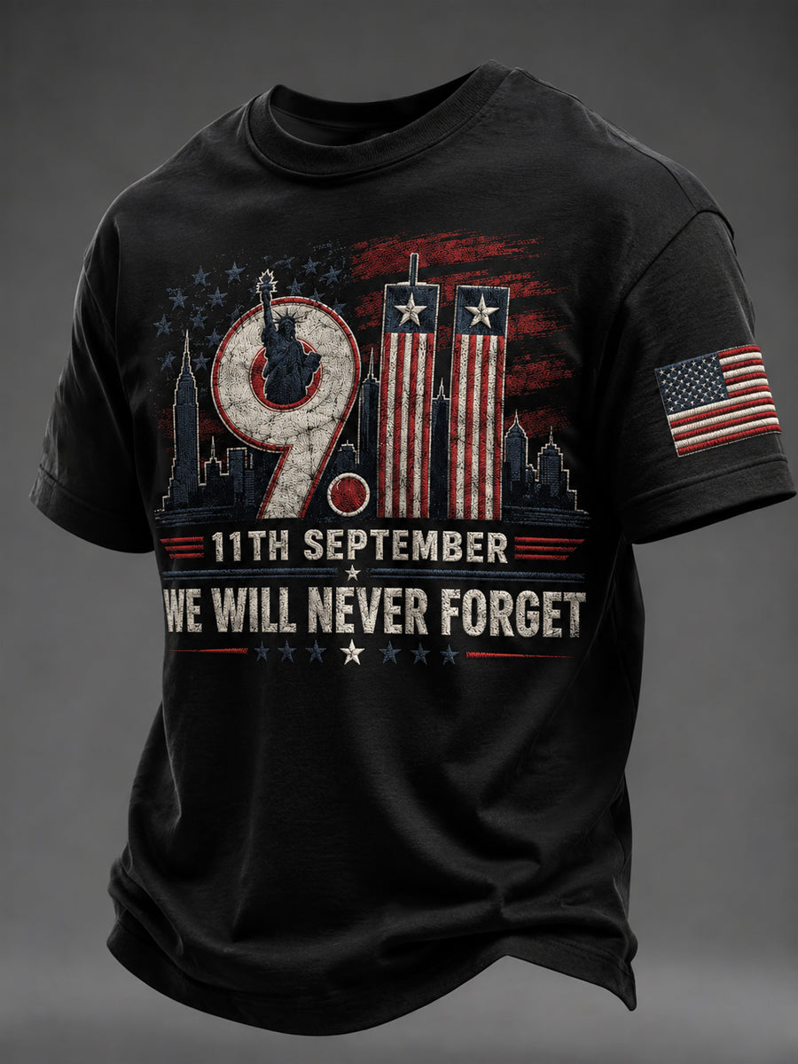 Men's America Printed T-shirt