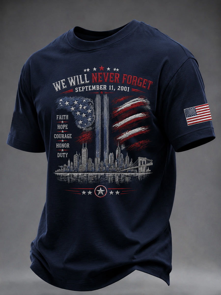 Men's America Printed T-shirt
