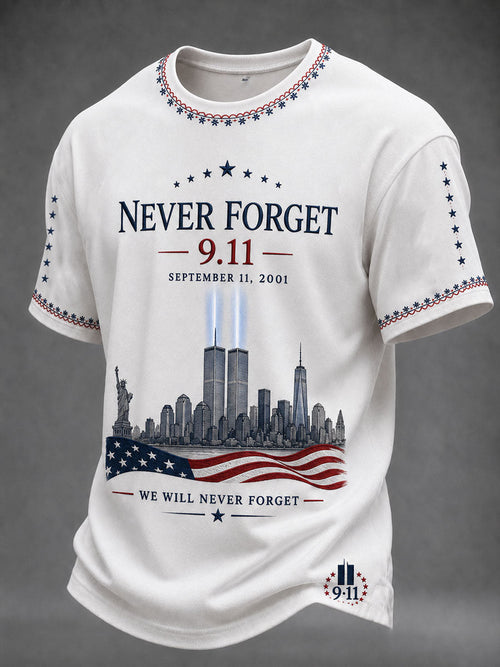 Men's Never Forget 9.11 Short sleeves t-shirt