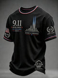 Men's 9.11 Never Forget We Remember Short Sleeves T-shirt