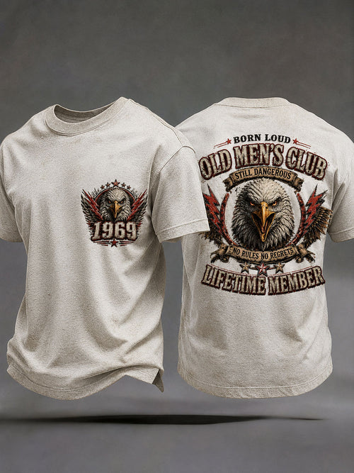 Men's "Born Loud Old Man's Club" T-shirts