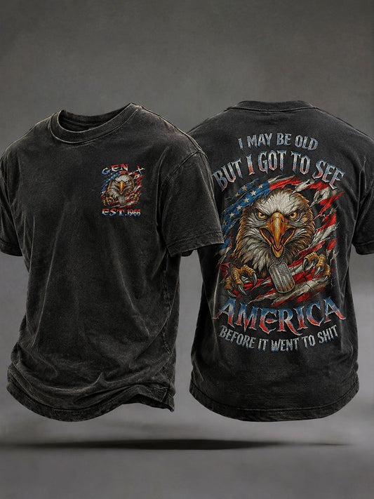 Men's "I May Be Old But I Got To See America Before It Went To Shit" T-Shirts
