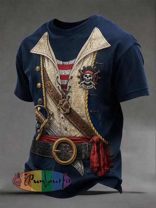 Men's Pirate Print T-Shirts