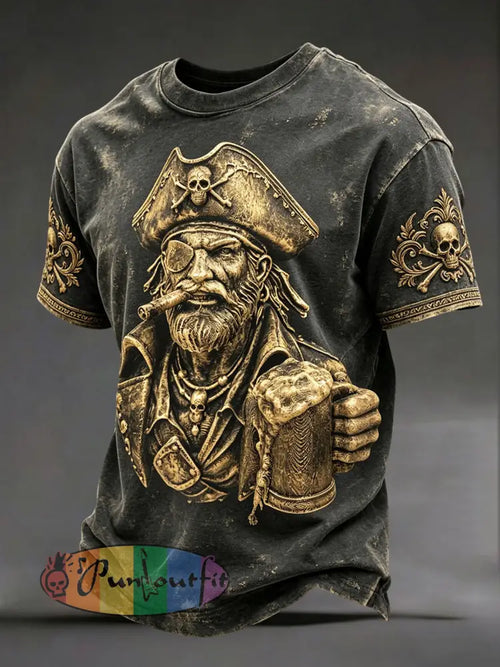 Men's Pirate Print T-Shirts