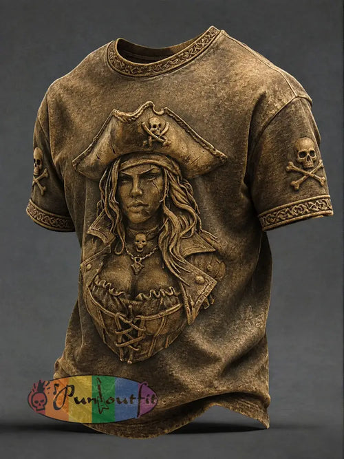 Men's Pirate Print T-Shirts