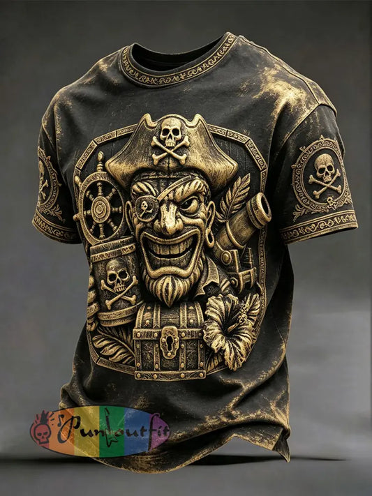 Men's Pirate Print T-Shirts
